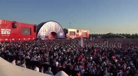 Thousands join rally in support of Turkish opposition figure Canan Kaftancıoğlu
