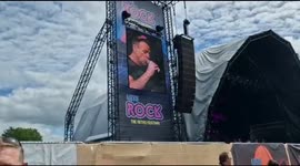 Jason Donovan Sings Especially for You on Stage at Rock the moar in Cookham