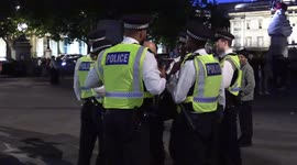 Sunderland fan arrested at Trafalgar Square during victory celebrations.