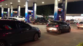 Drivers stock up on fuel as prices surge in Thailand