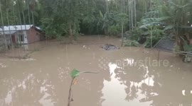 India inundated with heavy flooding causing death, damage to houses, roads