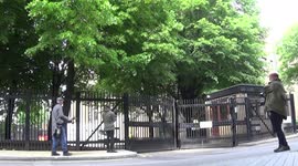 Prison vehicle carrying former Conservative MP Imran Ahmad Khan leaves court