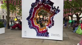 Chelsea In Bloom flower display show, London, UK