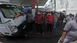 Economic crisis in Sri Lanka  deepens as people wait in lines for hours