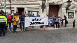 Climate change activists hold demo targeting oil producing giant Shell