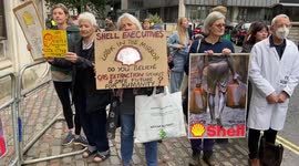 Climate activists disrupt Shell’s Annual General Meeting
