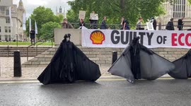 Climate activists disrupt Shell’s Annual General Meeting