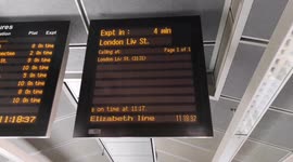 Quite Launch Of Elizabeth Line On Liverpool Street To Shenfield Section