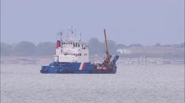 Warning buoys replaced around UK's most dangerous shipwreck off Kent, UK