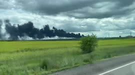 Oil refinery shelled in Ukraine