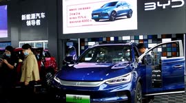 BYD New Energy Vehicle In Yichang, Hubei, China