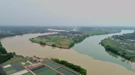 Wonders Caused By Rainstorm In Nanning, Guangxi, China