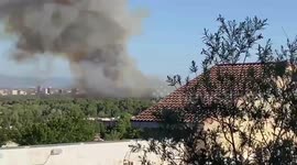 Newsflare Edit - US: Bosque Fire Breaks Out In Albuquerque, New Mexico 2