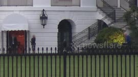 Rare footage shows Joe and Jill Biden play with their dog in the White House