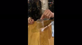 'Illusionist makes viewers question their eyes with his perplexing coin & glass trick'