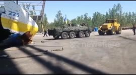 Wreckage of world's largest plane, destroyed in Ukraine war, dragged from Kyiv's Hostomel airport for scrap
