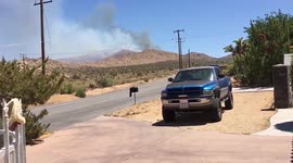 US: Elk Fire Rapidly Spreads In Yucca Valley, California Prompting Evacuation Warning