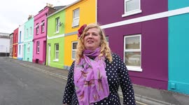 Quirky landlady unveils latest project - 25 houses all painted in different colours