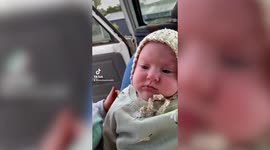 Adorable moment toddler declares his undying love to his baby sister