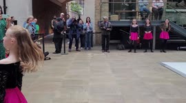 Irish 'Riverdance' performed at Devonshire Square's Festival of Dance.