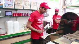 Man claims to have broken world record for wrapping five portions of chips in fastest time