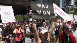 Uvalde shooting: Confrontations outside NRA convention in Houston, Texas after school massacre