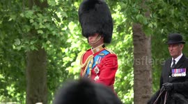 Prince William leads last Trooping The Colour Rehearsal before Platinum Jubilee celebrations next week