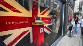 London shops mark Queen's Platinum Jubilee