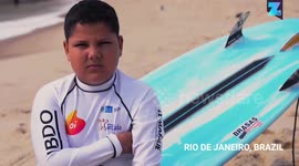 Kid becomes world champion surfer despite being born with amniotic band syndrome