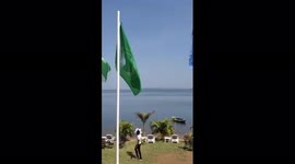 Beautiful beach along lake Victoria in Kenya, Busia county, Budalangi sub county.