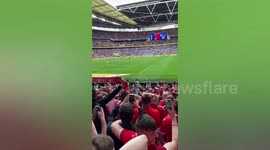 Nottingham Forest fans erupt in cheers as final whistle blows in play-off final