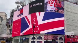 Celebrating the Queen’s Platinum Jubilee in Piccadilly Circus