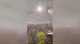 86-year-old gran watches bagpipe rendition of Insomnia by Faithless surrounded by ravers
