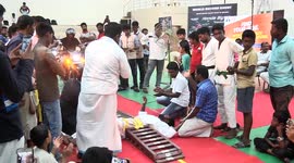 Indian man run over by 250kg motorcycle more than 200 times in record attempt