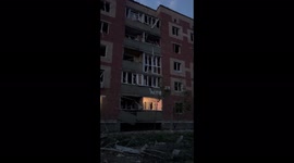 Buildings devastated as Russia sets sights on Slovyansk in Donetsk region