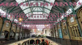 London's Covent Garden gets the bunting out for Queen’s Platinum Jubilee