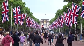 The Queens Platinum Jubilee paints the Mall in Kings Colours - London