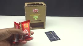 DIY guru builds vending machine that dispenses chocolate bars