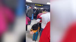 Video shows queues at Leeds-Bradford airport as half-term travel chaos continues