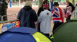 Platinum Jubilee, The Mall, London, today (31 May 2022) - Best camping spots claimed by Royal enthusiasts