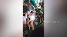 Abandoned newborn baby found alive next to cemetery in the Philippines