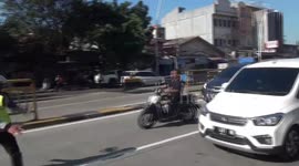 The Reckless Action of Motorcyclists Step On The Gas When Traffic Nets In Tanah Abang, Central Jakarta