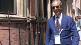 Nigel Farage spotted at Queen's Platinum Jubilee celebrations in London