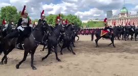 Trooping the Colour parade honours Queen's Platinum Jubilee