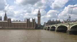 Red arrows fly over Big Ben during Queen’s platinum jubilee celebrations in London