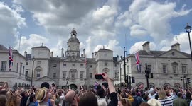 Queen’s Platinum Jubilee flypast over Horse Guards Parade