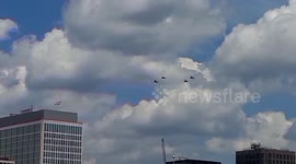 70 RAF aircraft give Queen a spectacular flyover for Platinum Jubilee