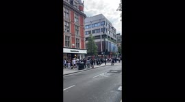 Street scenes of London during Queen's Platinum Jubilee in UK