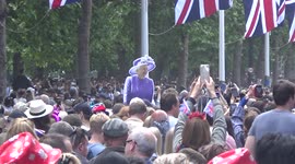 Crowd-surfing Queen cut-out caught in crosshairs of enormous Jubilee crowd