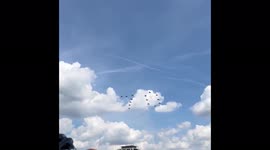 UK: Platinum Jubilee – RAF Flypast In “70” Formation 2